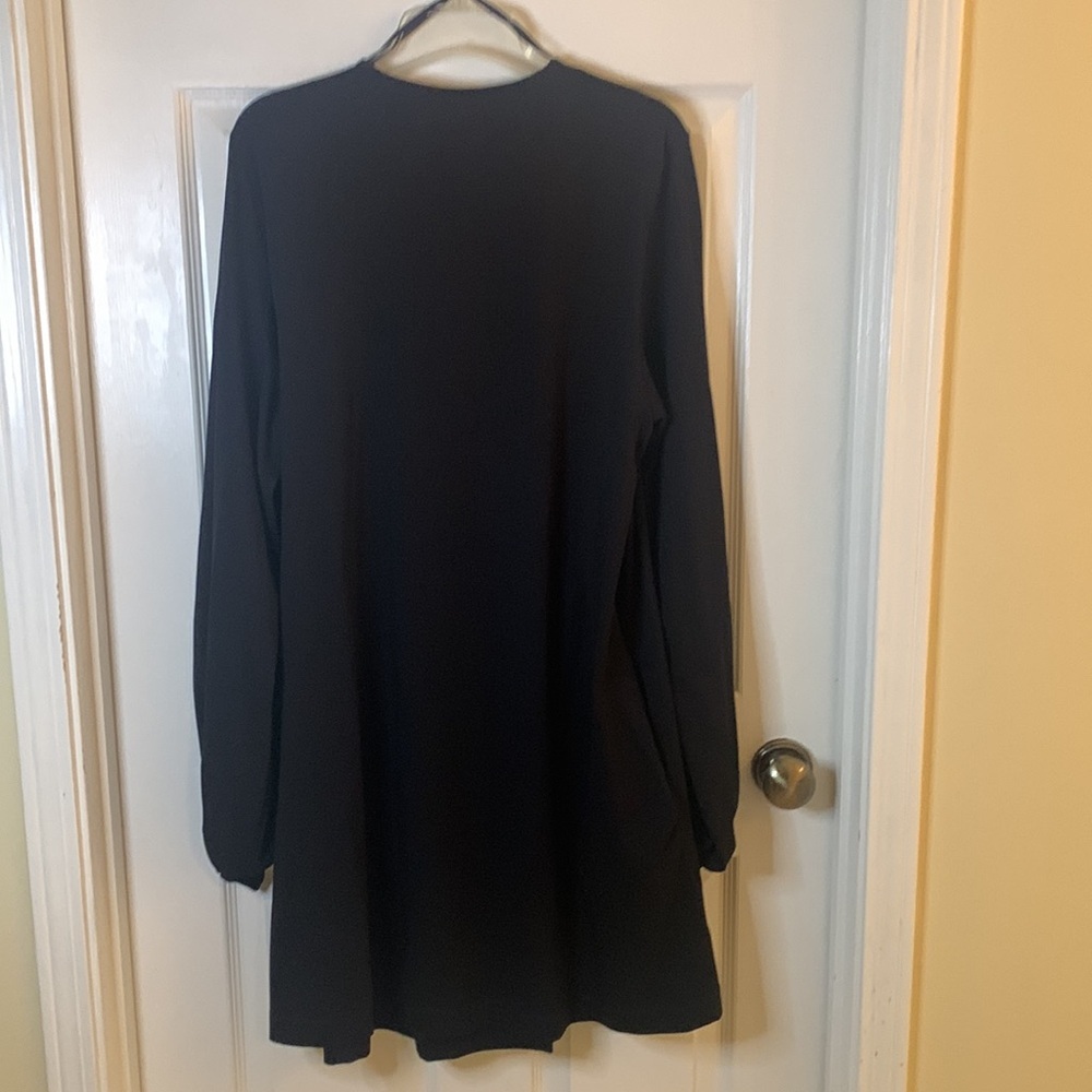 COS Black Wrap Dress - Picture 6 of 8